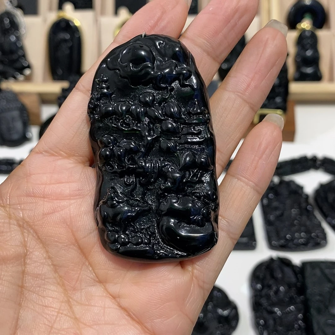 习***好岫玉未镶嵌天然岫玉蛇纹石玉颈饰