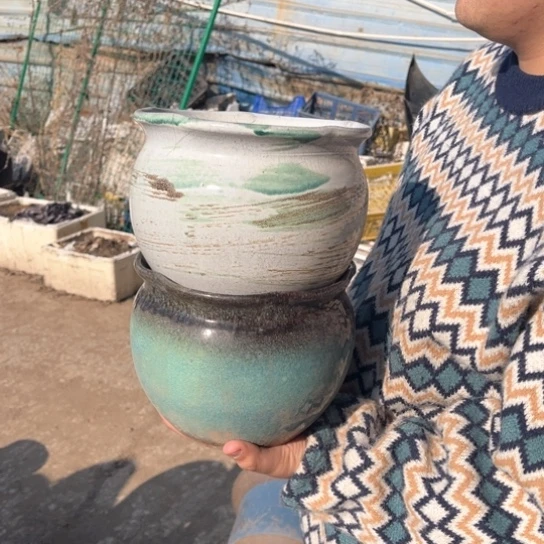 红陶口20高16瑕疵