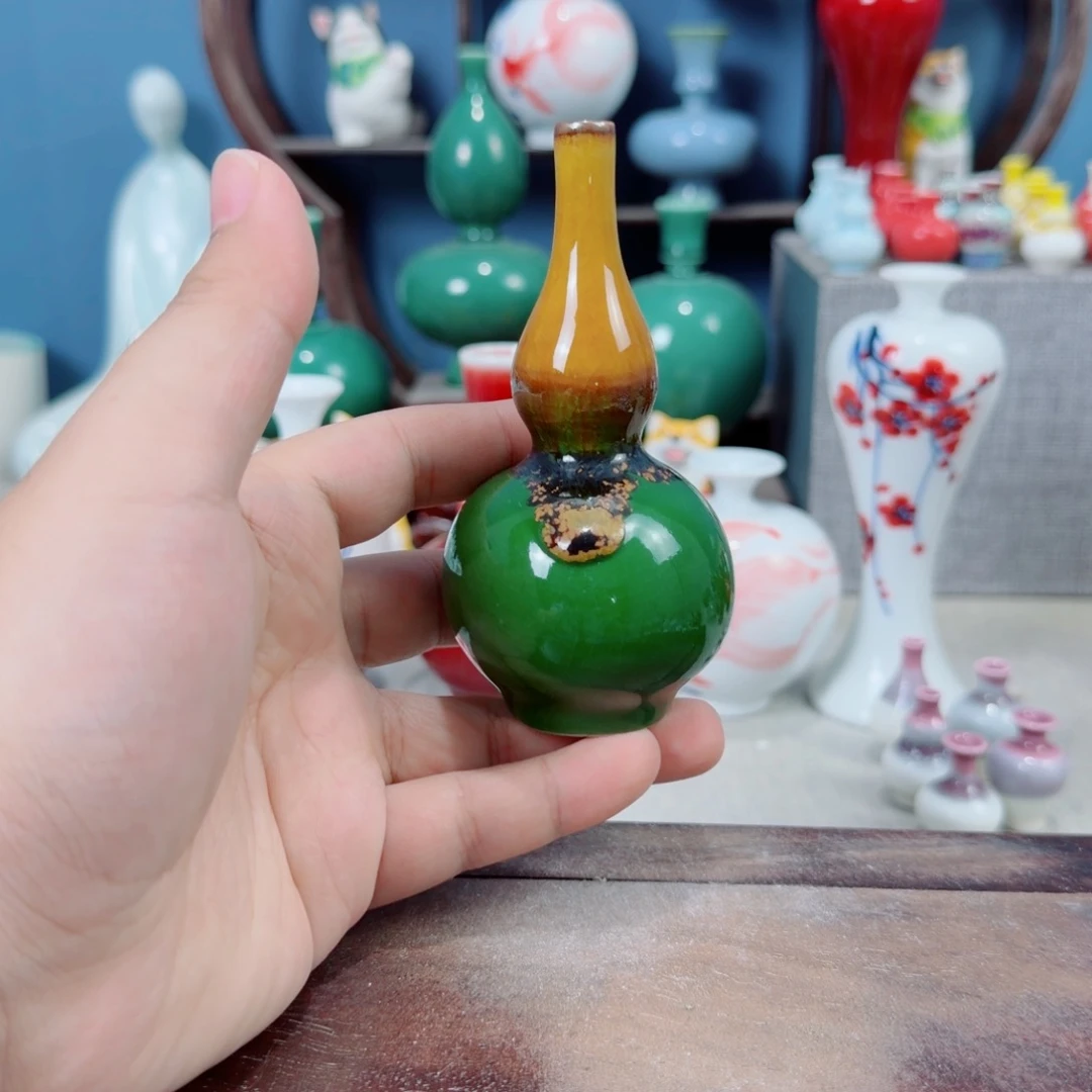 陶瓷手工小花器摆件