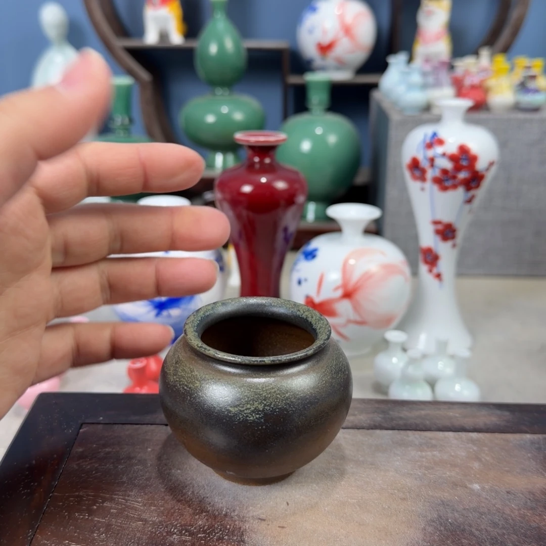 陶瓷手工小花器摆件