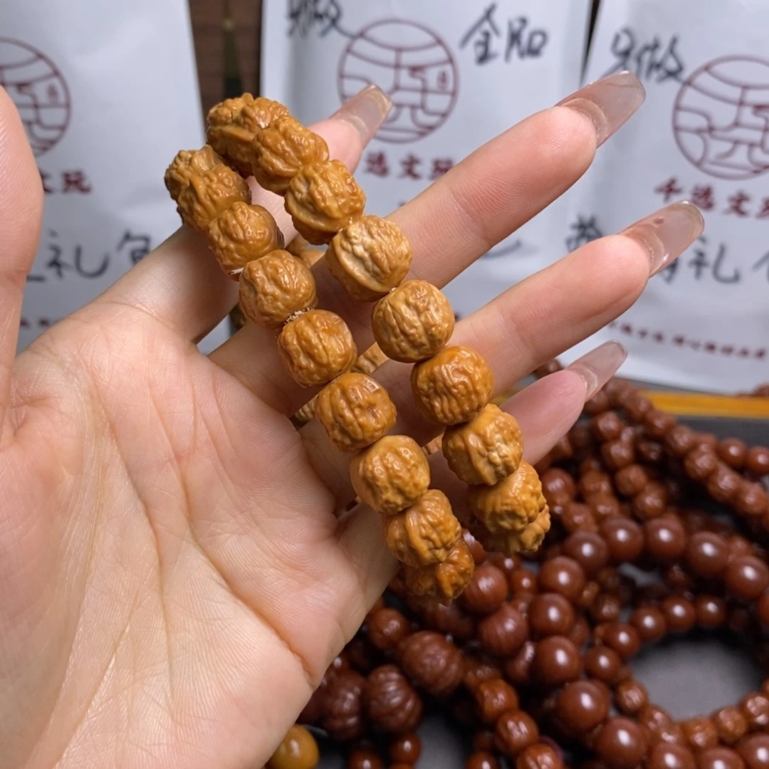 猴头核桃手串蛤蟆头