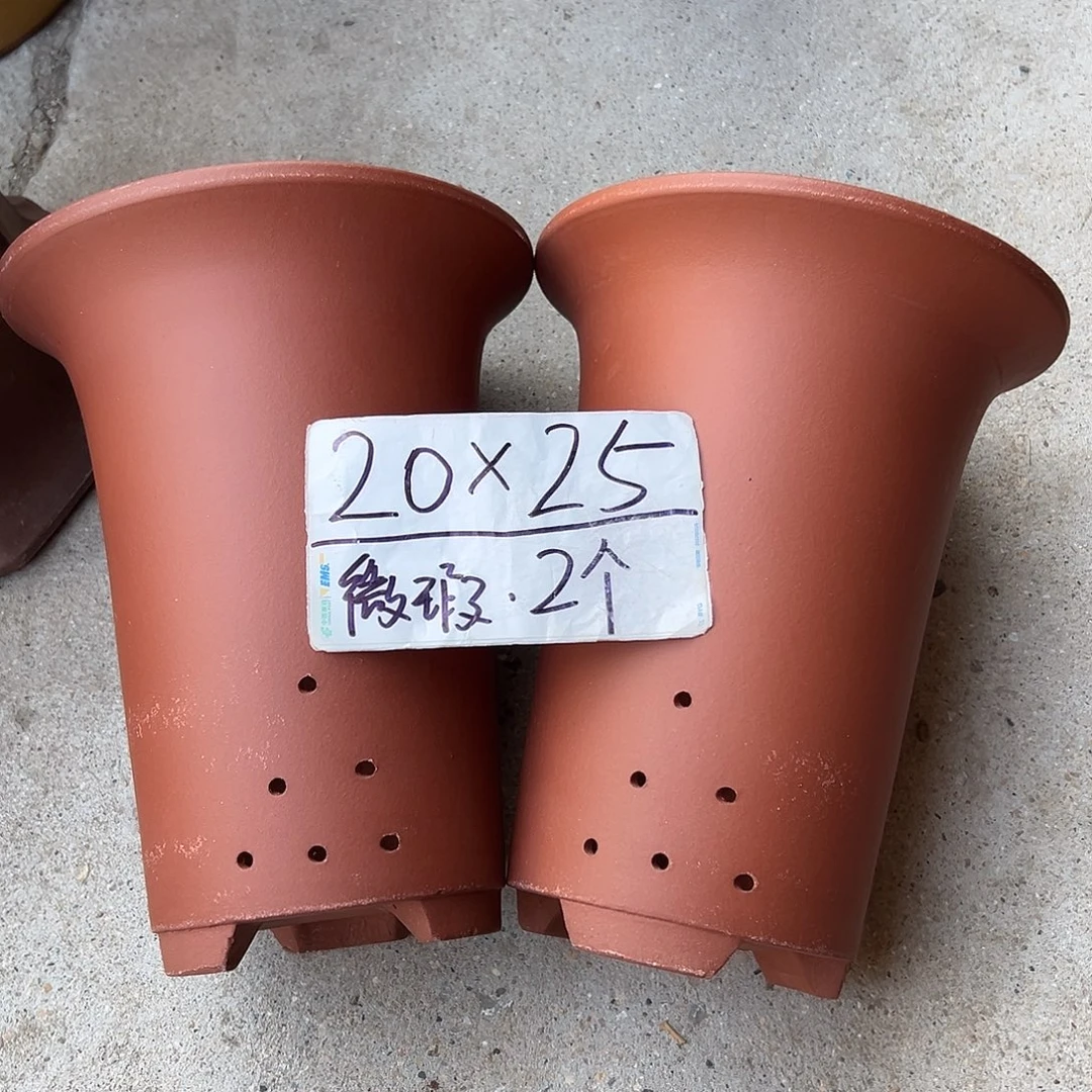 紫砂花盆宜兴紫砂花盆源头2只