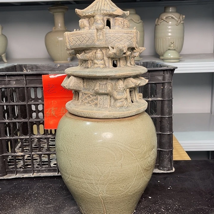 广***坊龙泉青瓷青瓷茶具套装