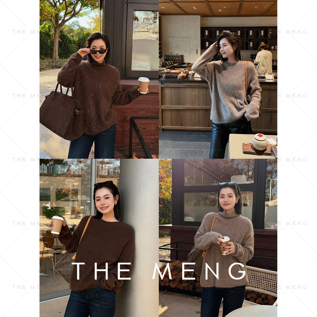 THE MENG【舒适线】山羊绒绵羊毛锁温御寒毛衣#M254E1797+M254E1799