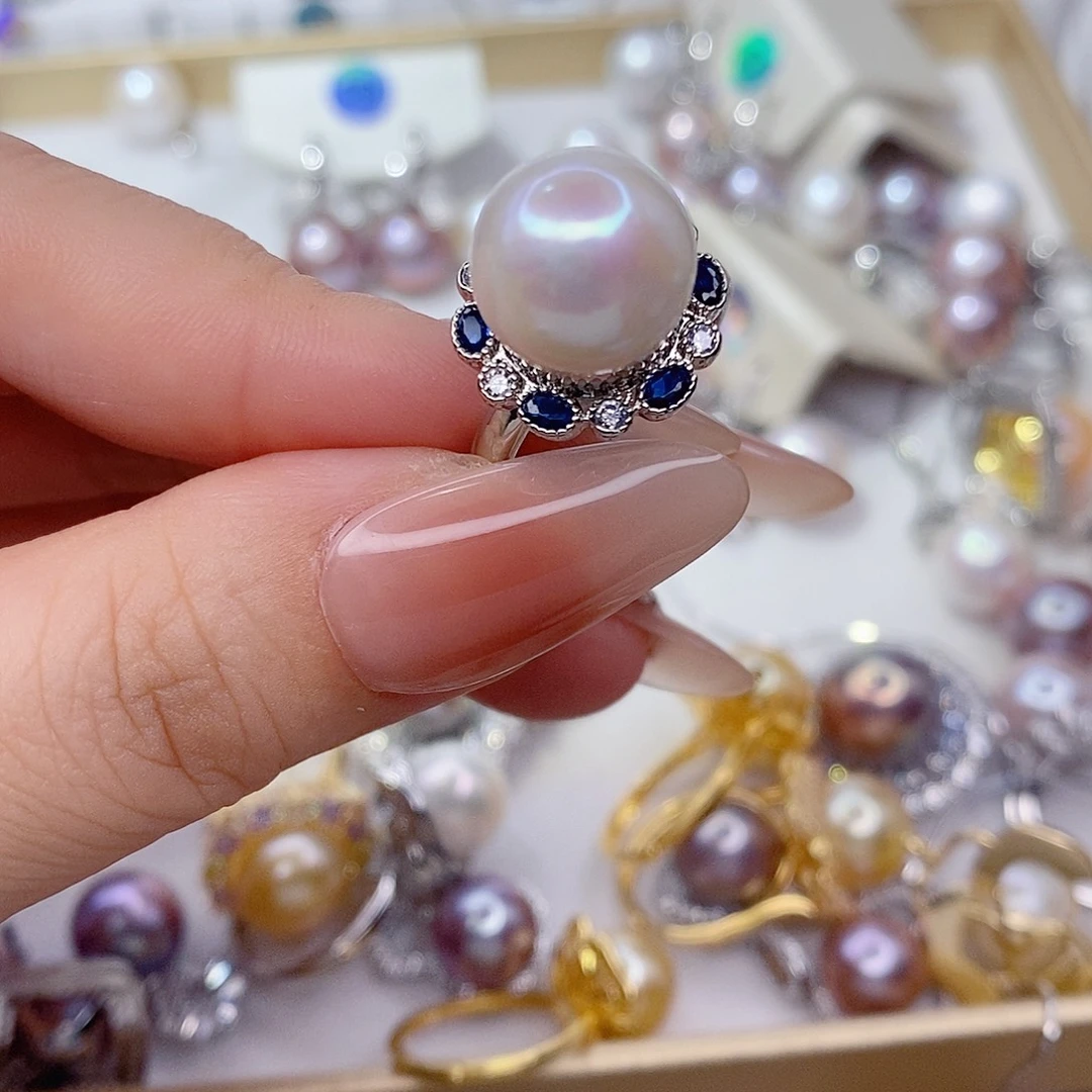 淡水珍珠未镶嵌戒指