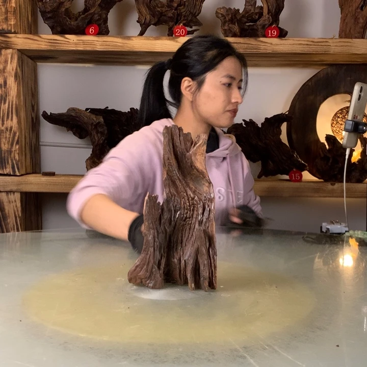 蛙***趣天然的云南紫柚木会黄水