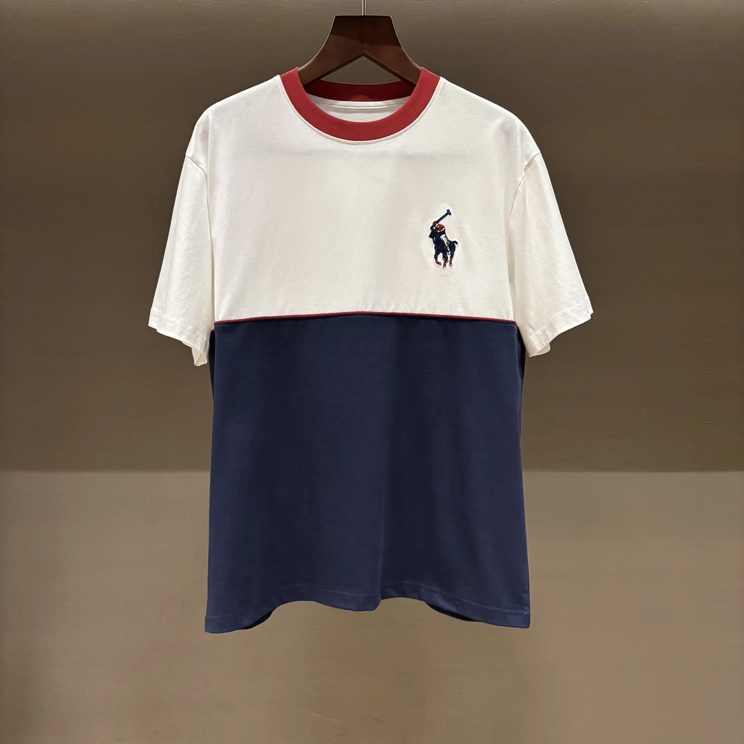 2025年 男士夏季新款潮牌百搭时尚短袖彩色系列T恤BG-2677