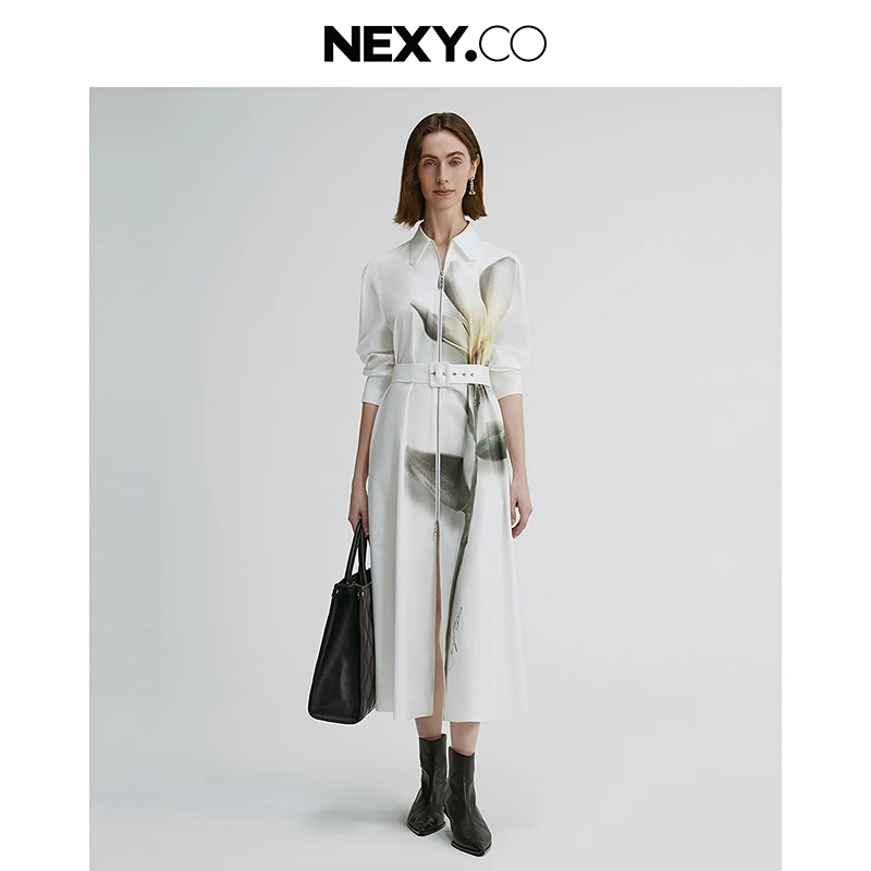 【晨粉专享价】NEXY.CO/奈蔻秀场明星|同款气质|连衣裙|XF05561V0
