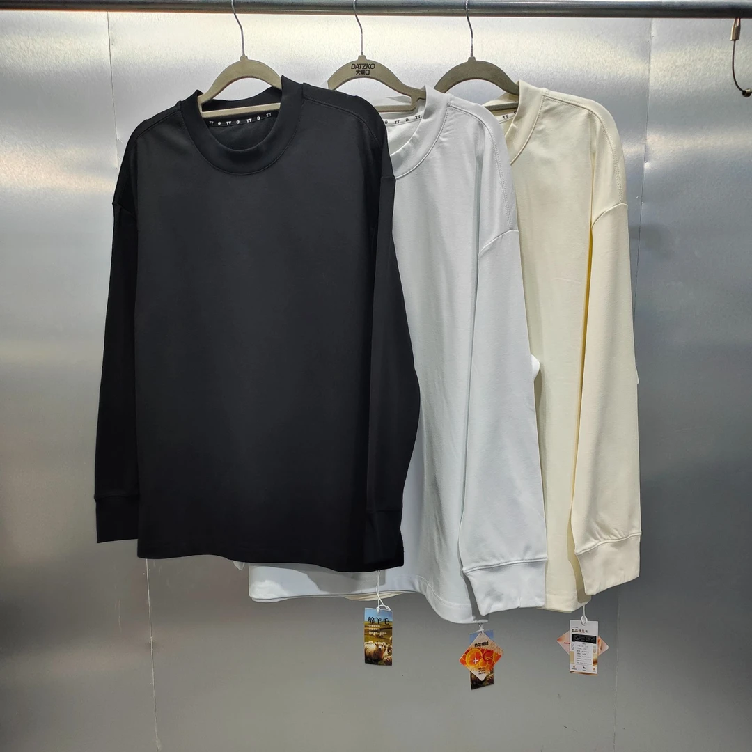 C04-122538-TT（薄绒）磨毛设计纯色时尚百搭上衣