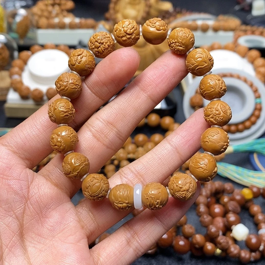 猴头核桃手串1.2故事金蟾