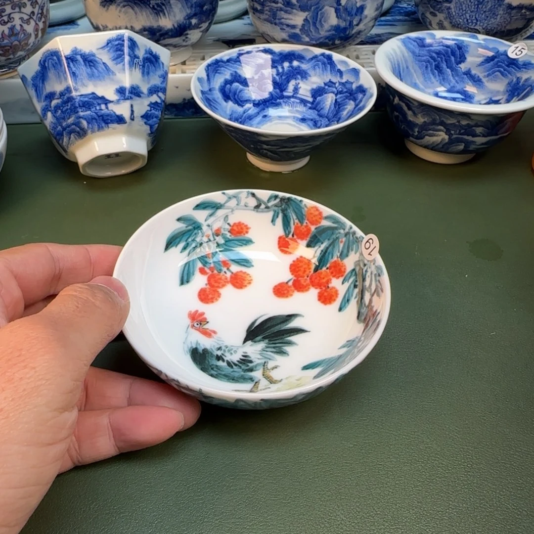 纯手工纯手绘茶具石头19