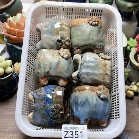 紫砂花盆351微瑕品口径5厘米左右的时间