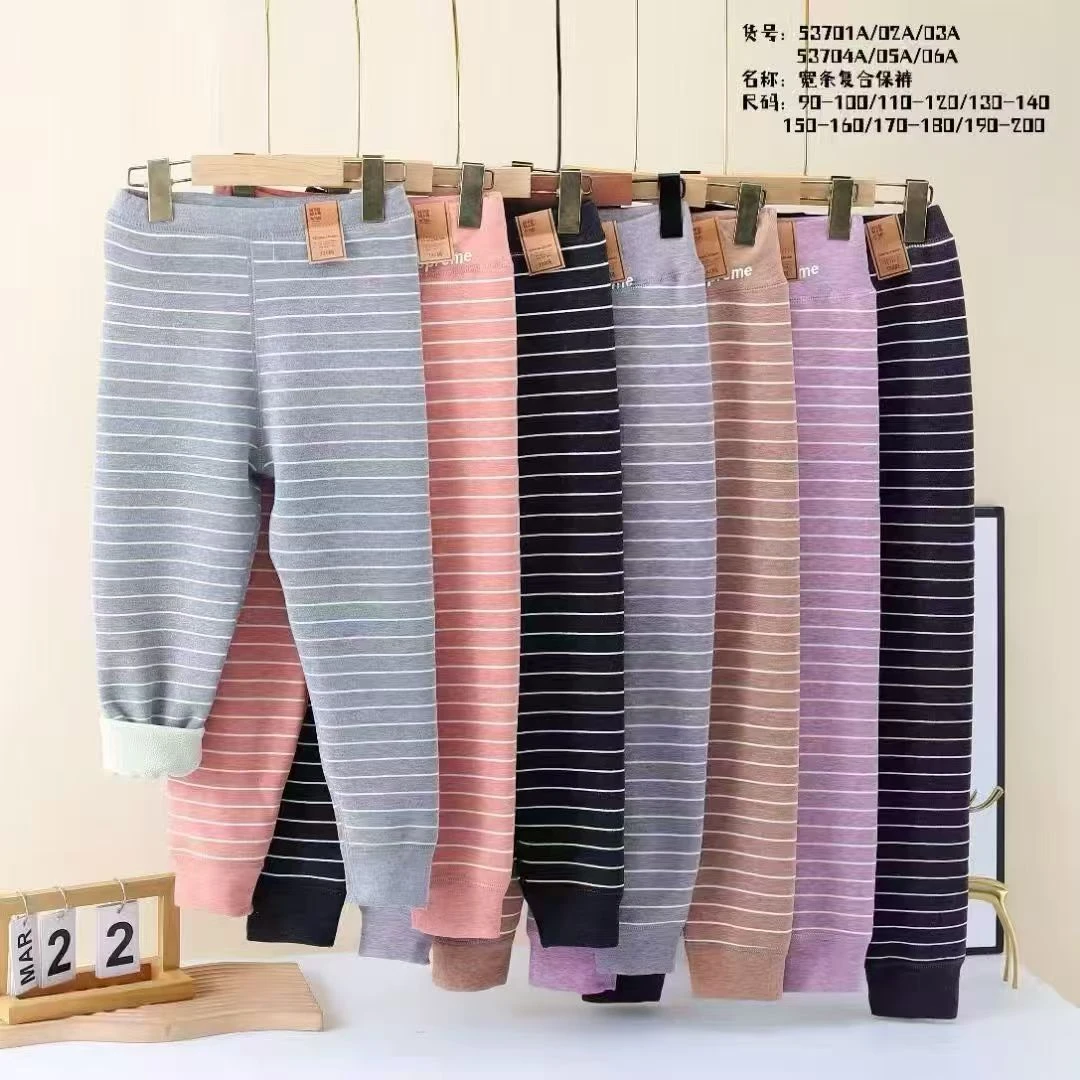 木马船加厚蚕丝棉裤保暖裤男生女生打底裤校服神器棉裤秋冬神器54