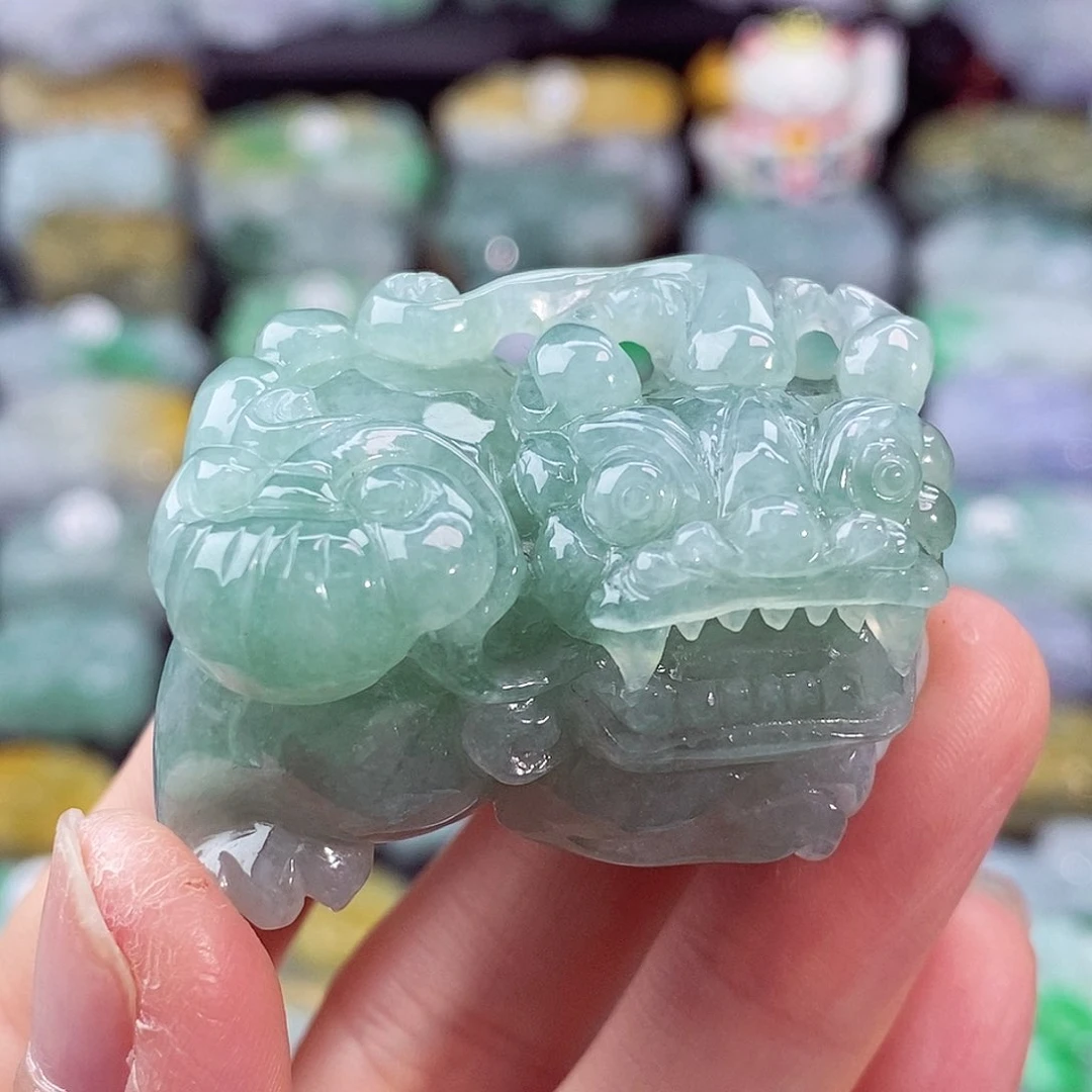 颈饰未镶嵌翡翠天然