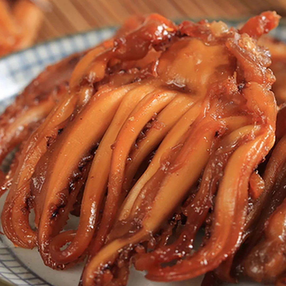 北洋 青岛特产开袋即食海鲜美味原味鱿鱼须磨牙棒Q弹鱿鱼头