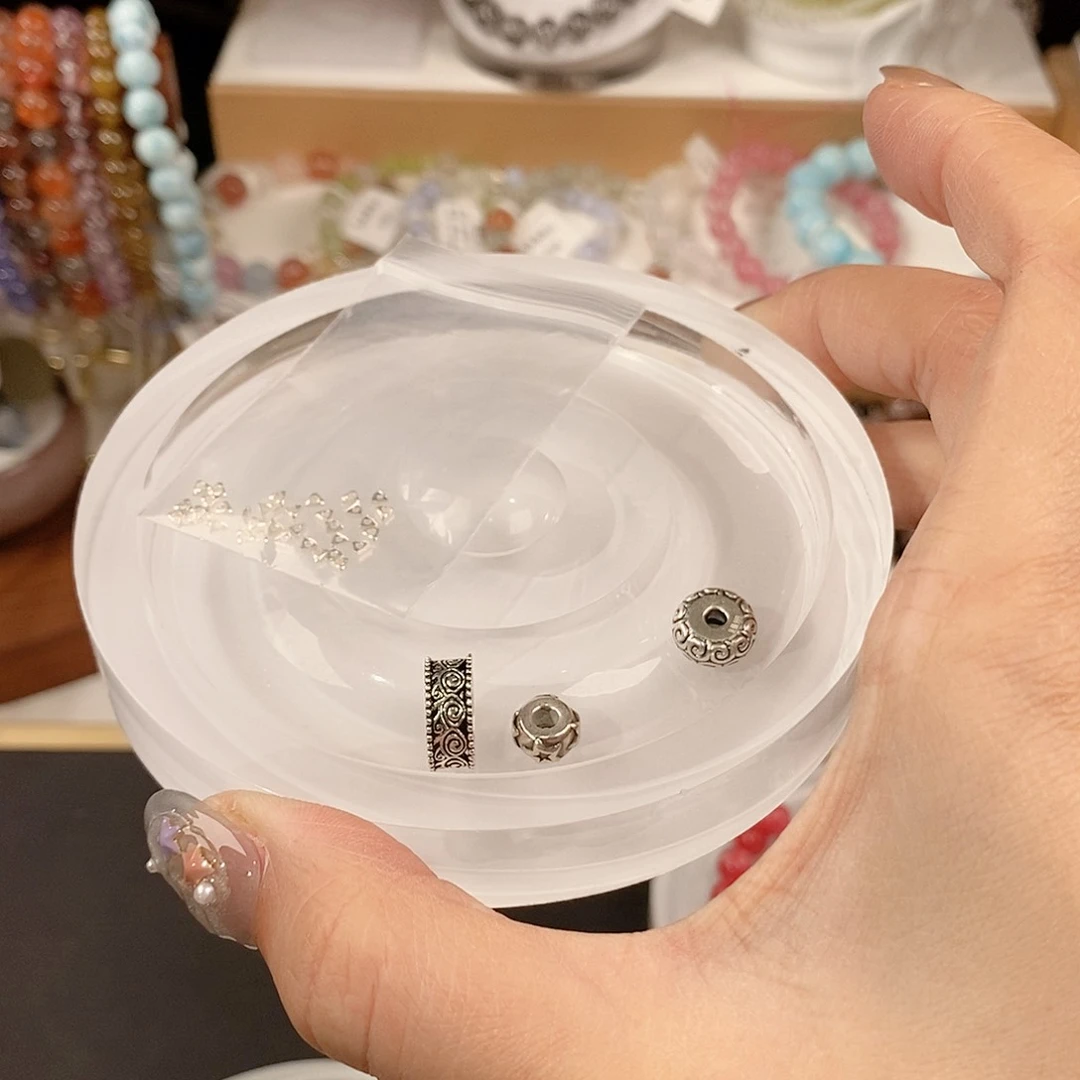 未镶嵌手链水晶小***了