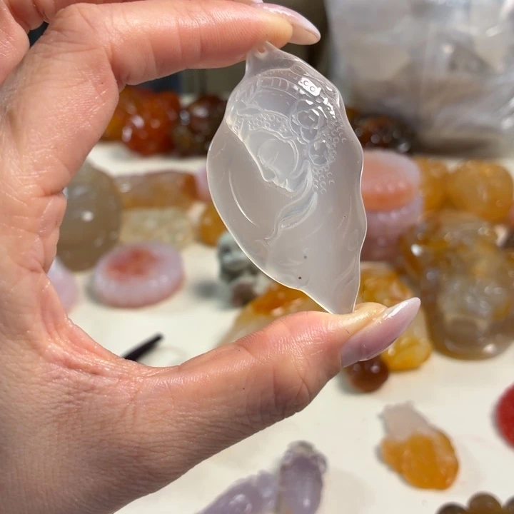 玛瑙/玉髓未镶嵌吊坠(不含链)