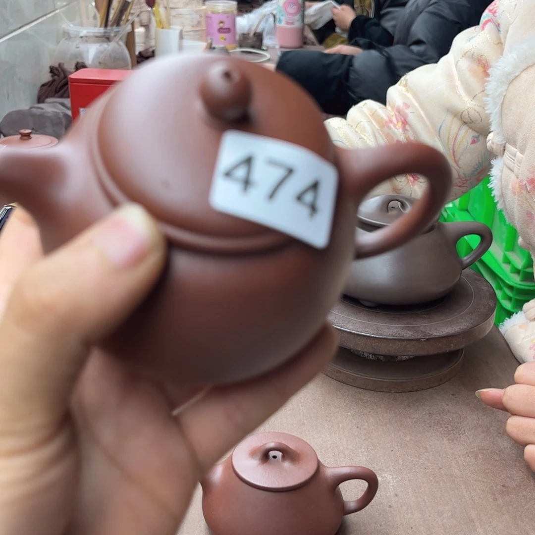 紫砂茶壶紫泥匏尊230左右瑕疵