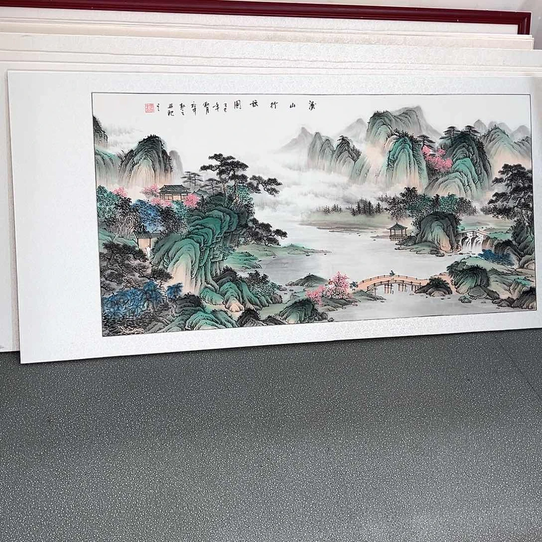 王***姐国画手绘保证假一罚万