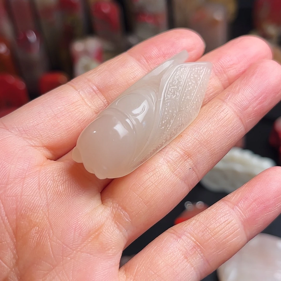 巴林石其他玻璃冻挂件