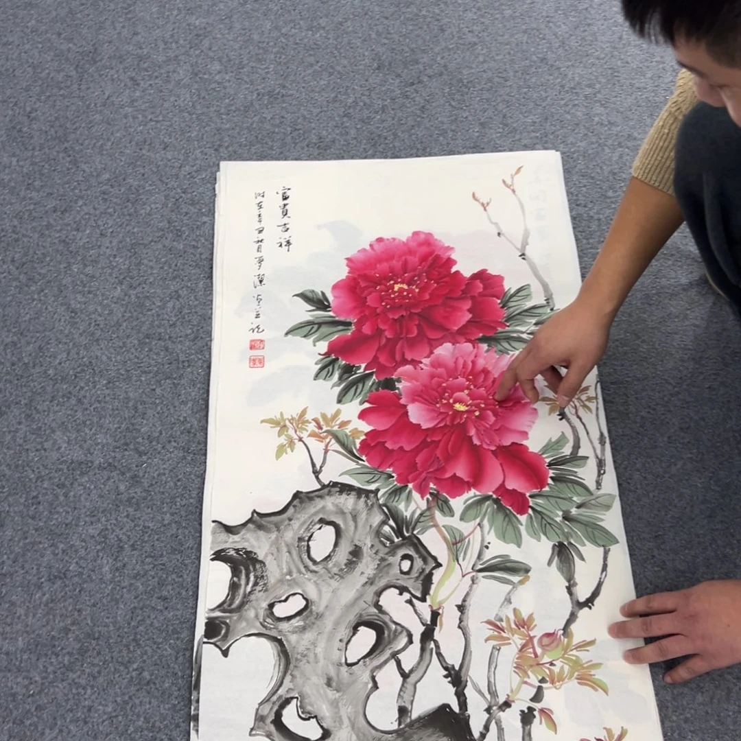 国画宣纸纯手绘字画