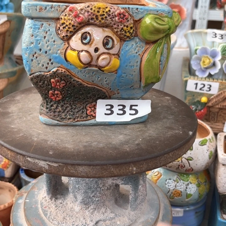 紫砂花盆粗陶材质多肉花盆