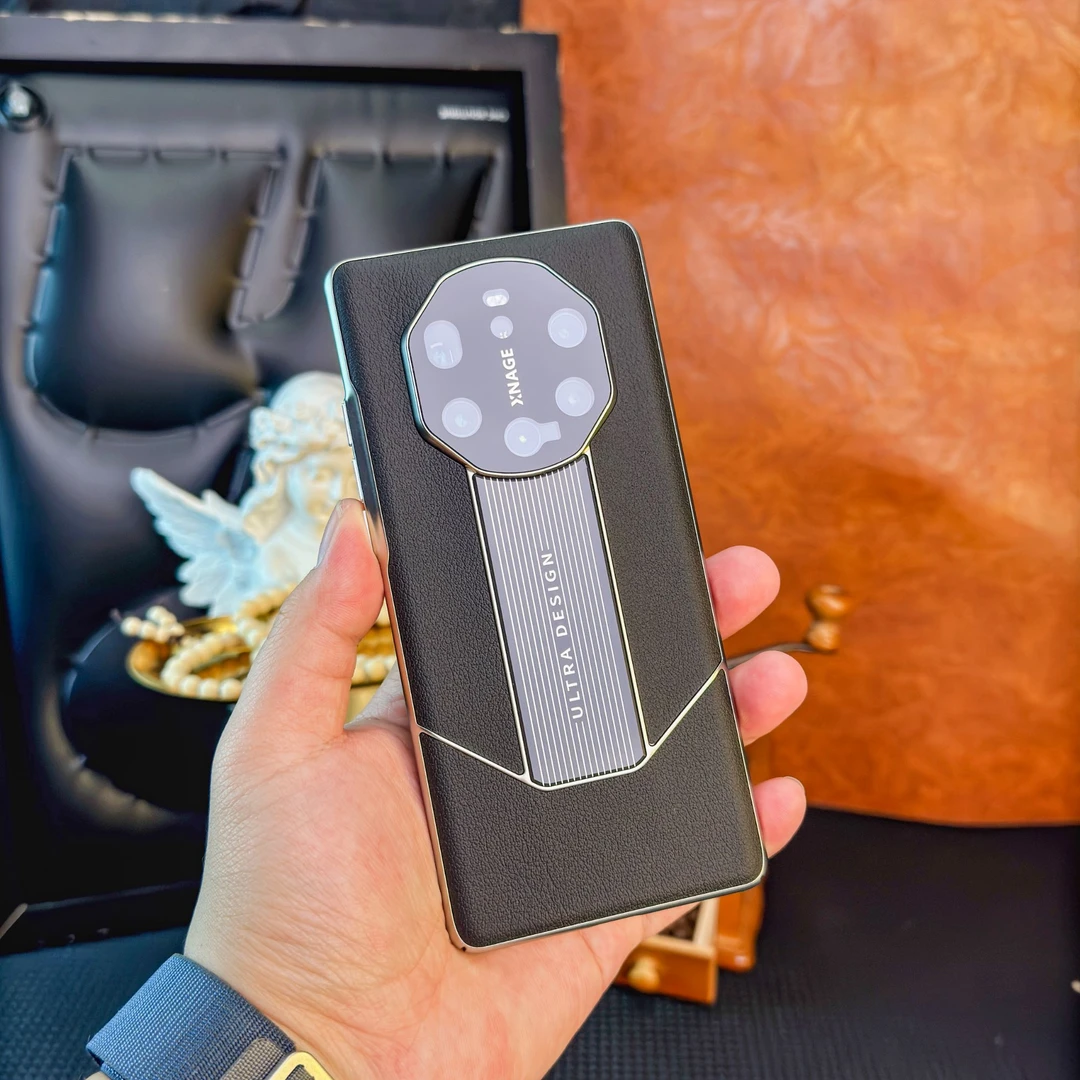 2025新品【真皮拼接保时捷】适用华为Mate40RS保时捷镜头全包手机壳