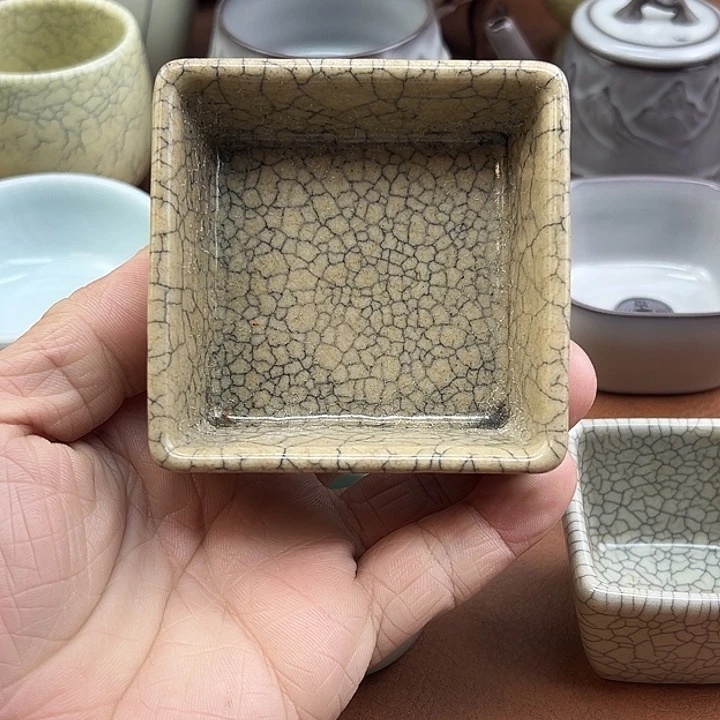 哥窑四方洗哈哈哈