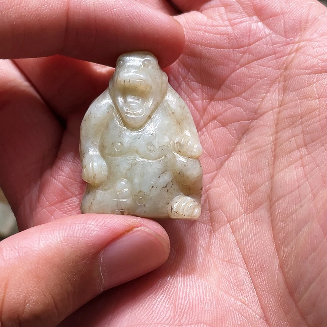 和田玉（糖玉）未镶嵌颈饰采**篱