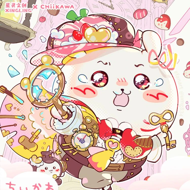 Z【抓宝宝】星灵文创 吉伊卡哇撕撕乐 二创卡牌盲盒（默认代拆）