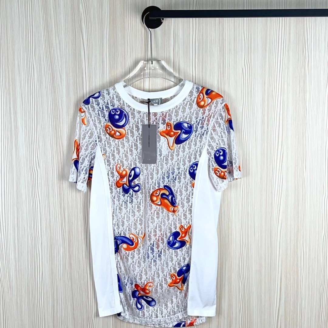 全新未使用 DIOR/迪奥 安洁利短袖尺码XS成色直播间为准GSS19977