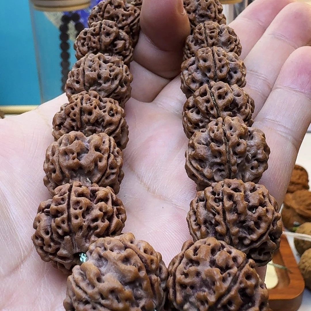 金刚菩提手串铁籽梅花