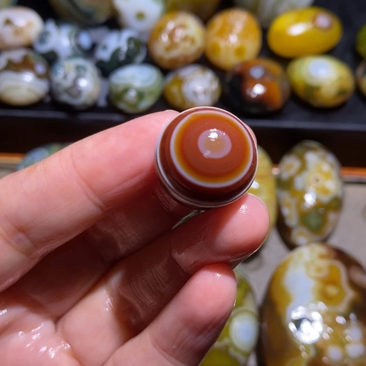 未镶嵌玛瑙/玉髓珠宝半成品心****9