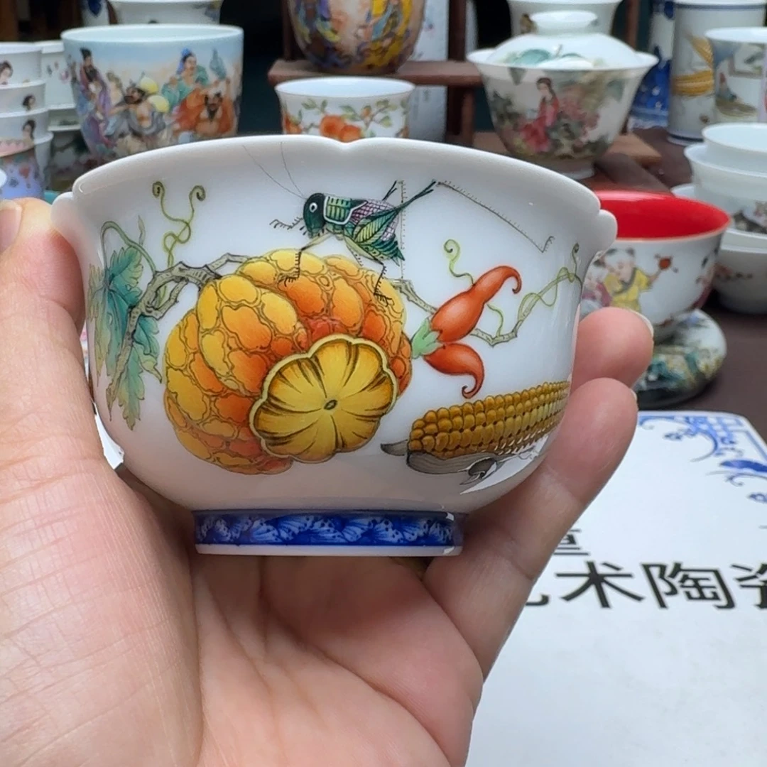 景德镇手工手绘展示