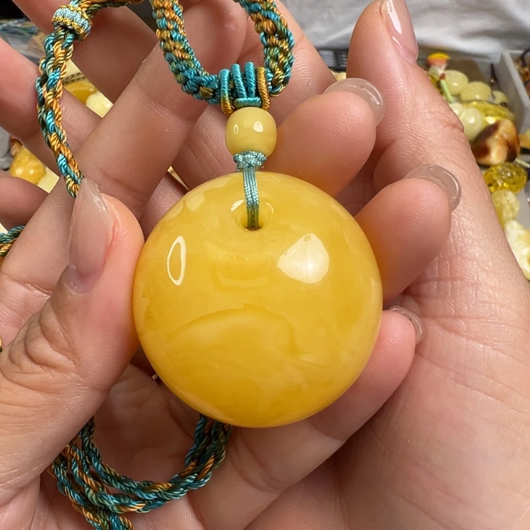 花***儿裸石蜜蜡未镶嵌蜜蜡