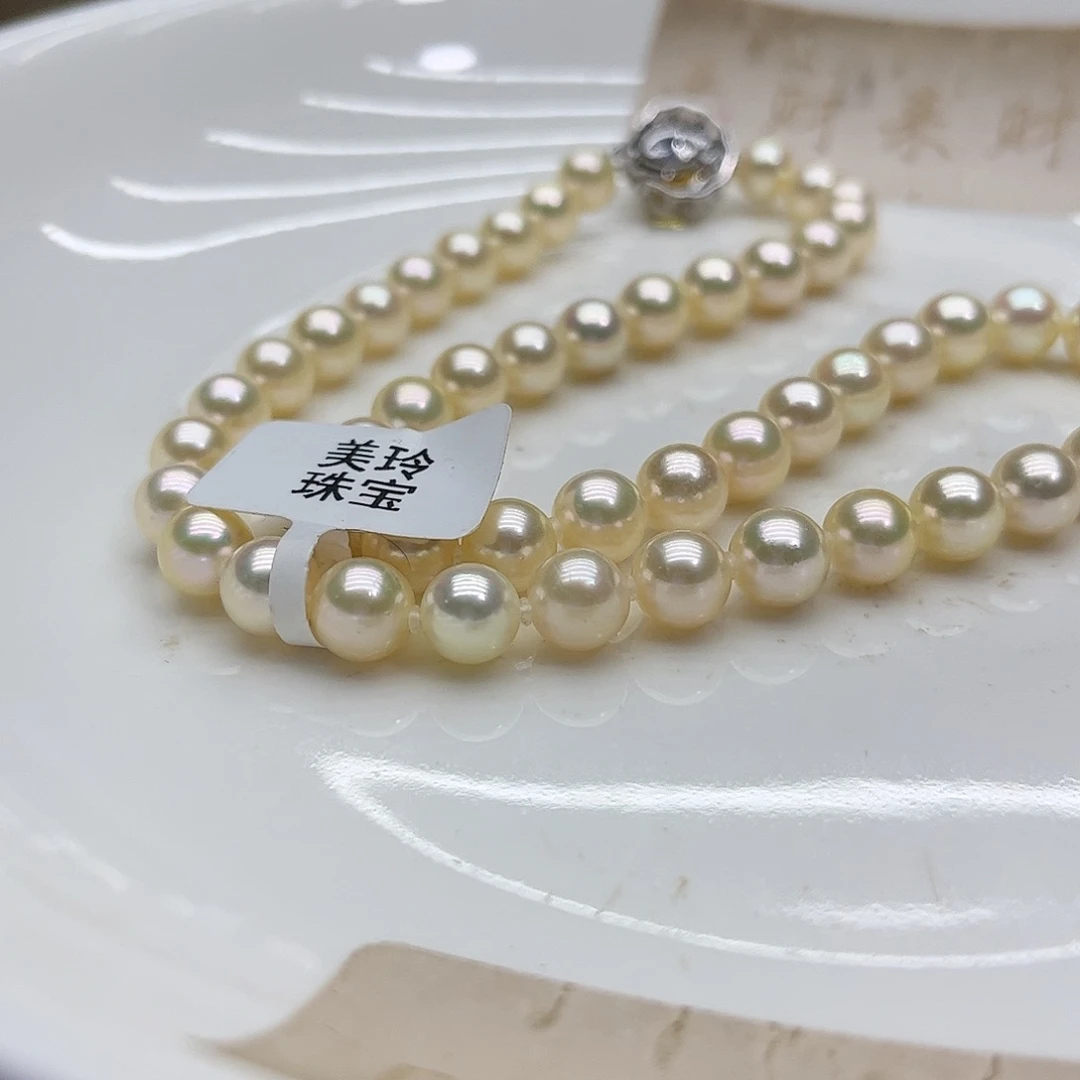 颈饰银S925镶嵌海水珍珠
