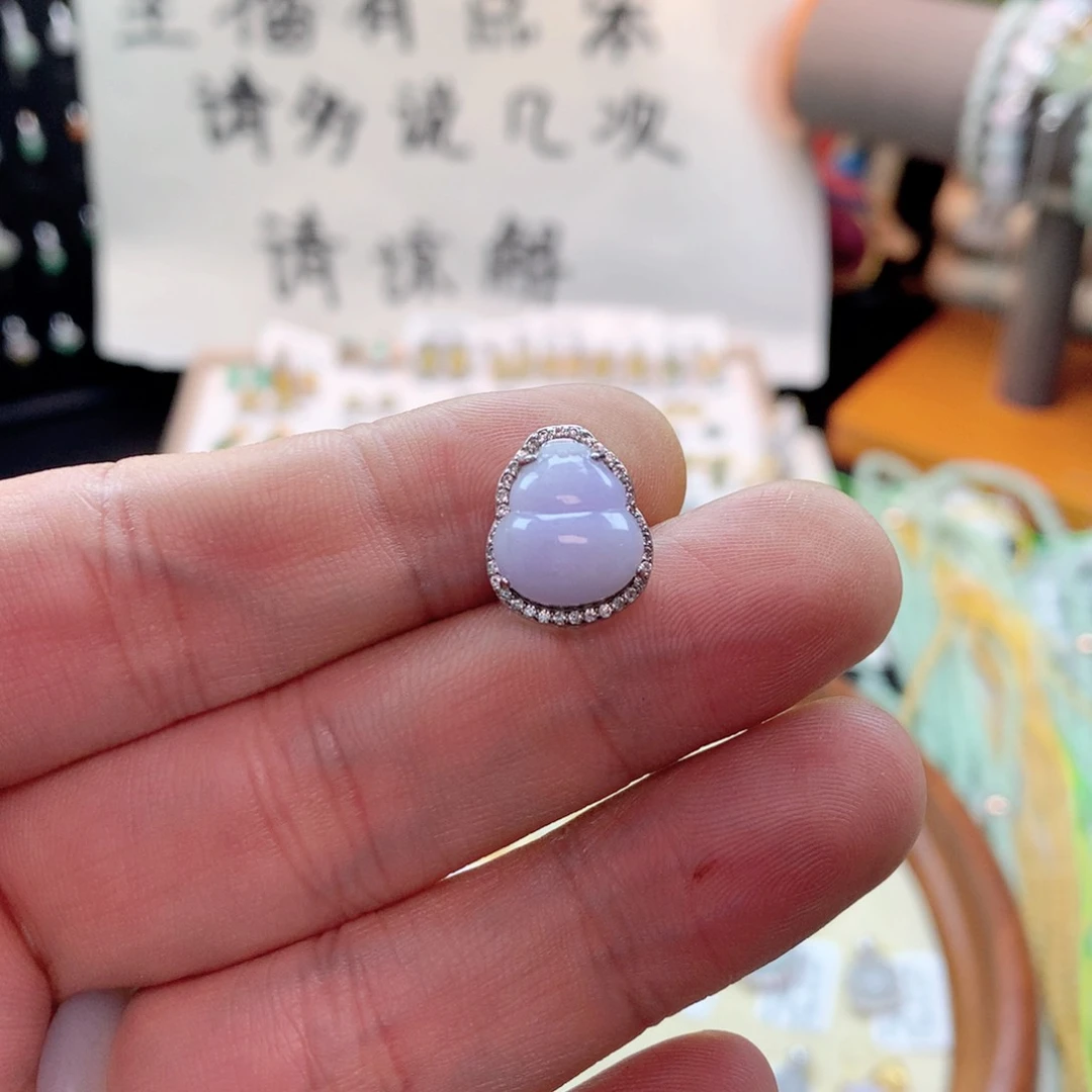 颈饰银S925镶嵌翡翠?**?