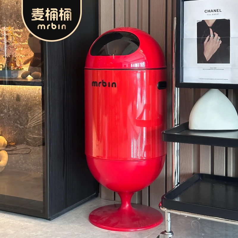 麦桶桶客厅垃圾桶轻奢高档家用2025新款大号免弯腰高颜值ins风桶