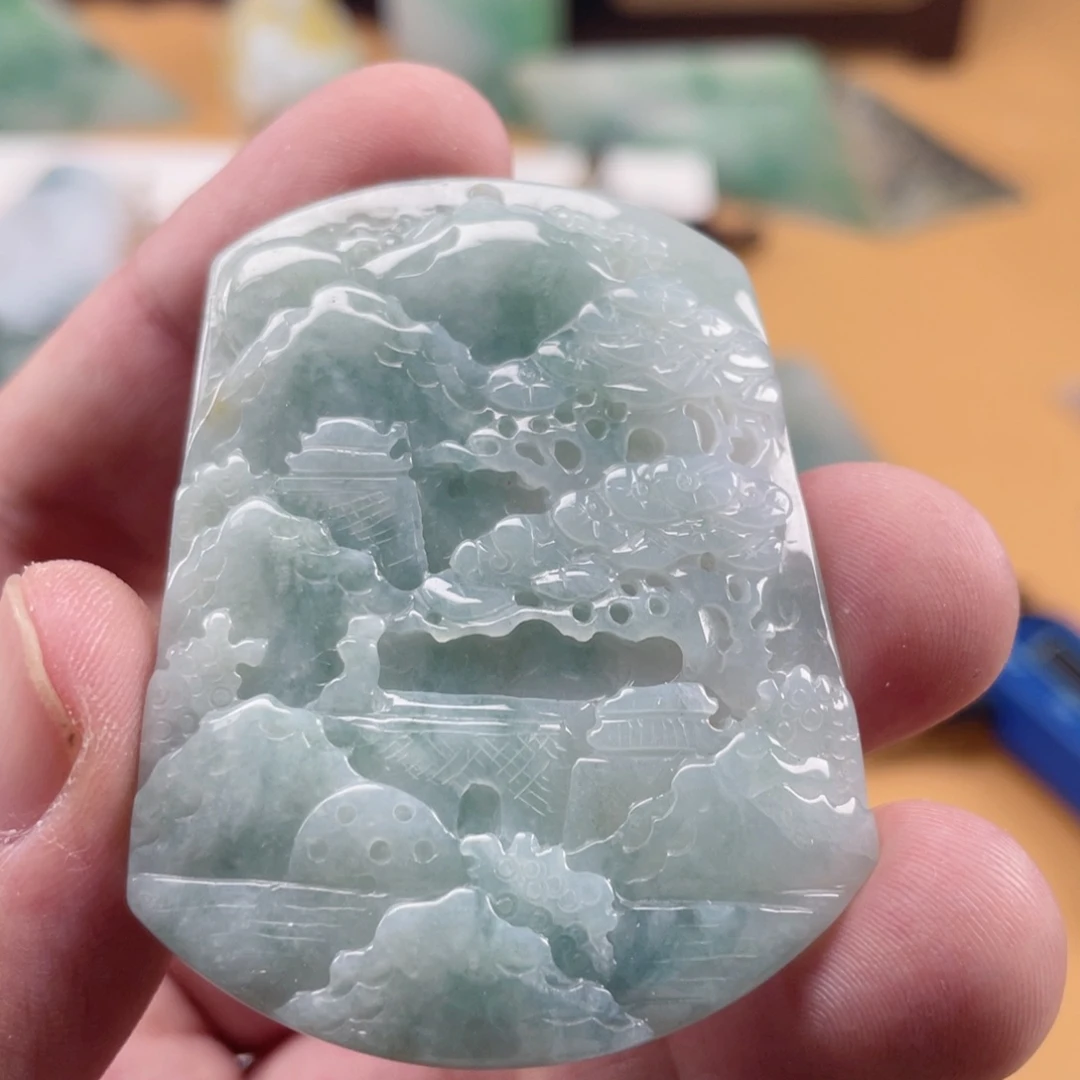 颈饰未镶嵌翡翠翡翠