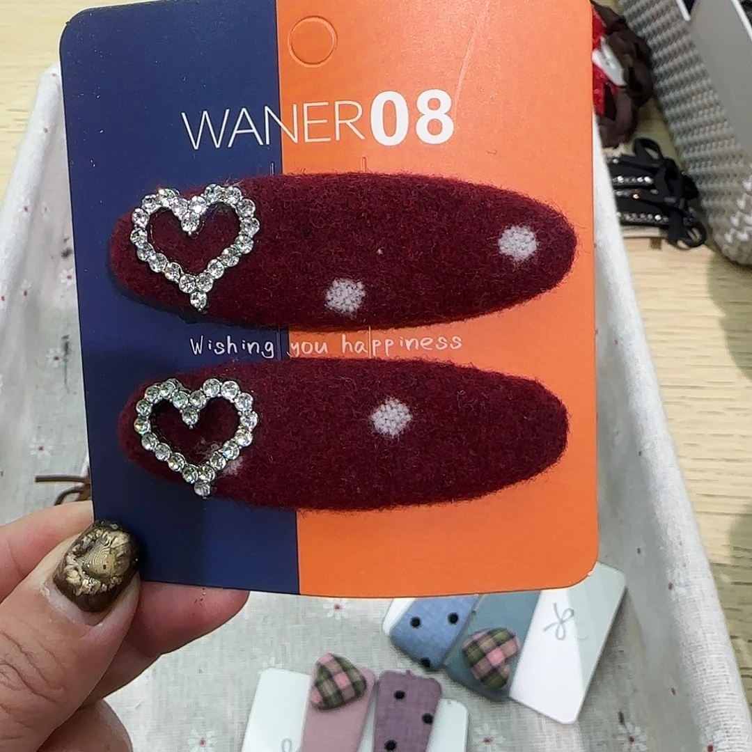 非金属爱心掰掰夹