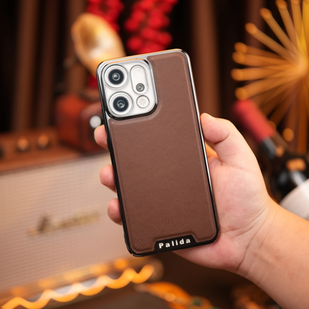 适用于OPPO Reno14/Pro手机壳电镀素皮全包防摔散热保护