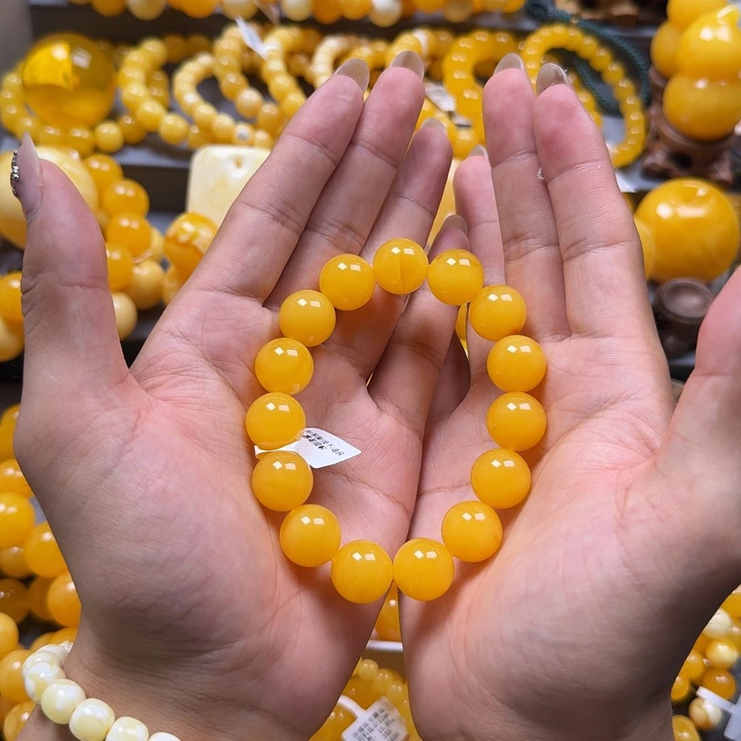 未镶嵌蜜蜡珠宝奇石同料15mm