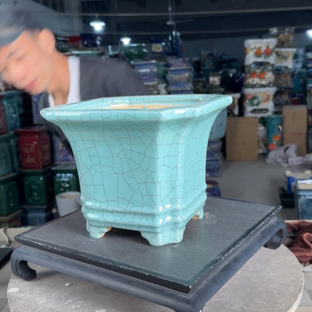 一风堂石湾花盆。微瑕