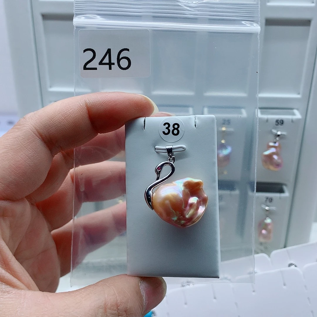 吊坠(不含链)合金淡水珍珠