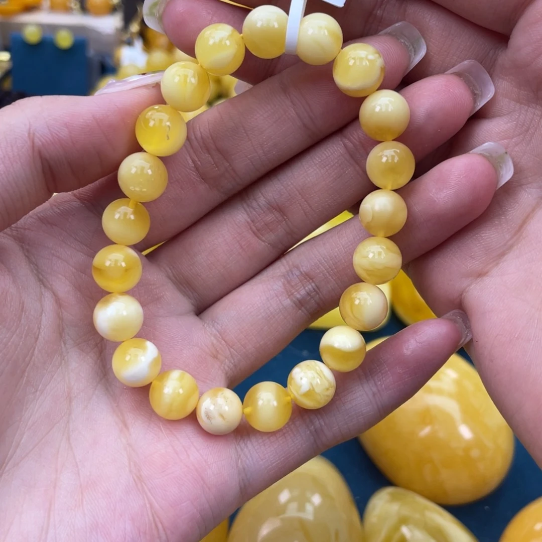 琥珀裸石未镶嵌琥珀蜜蜡