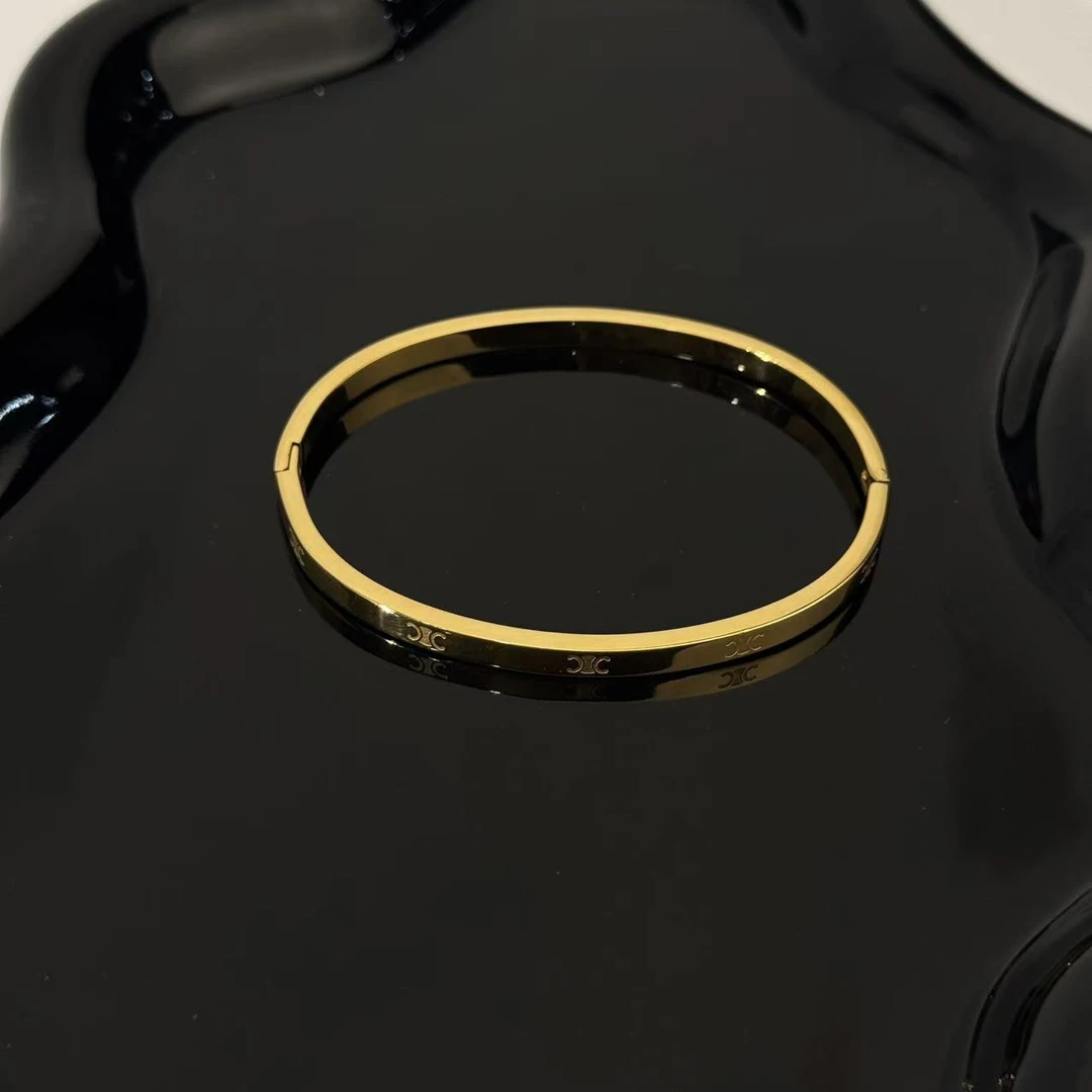 钛钢手镯  【可妮专属】轻奢复古时尚小众个性百搭素款手镯