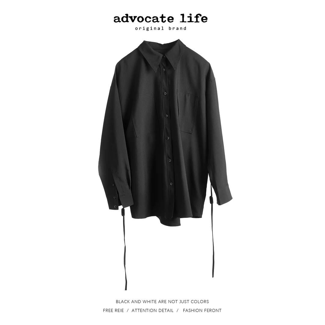 生活主张Advocatelife2025秋冬衬衫女设计师款休闲百搭JQ321025