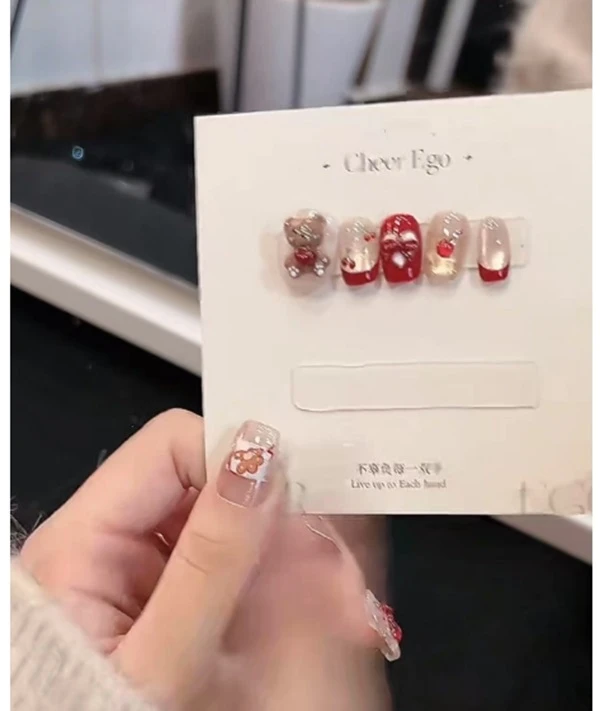 【樱桃小熊】Cheer-ego新年战甲纯手工高品质穿戴甲C641（预售）