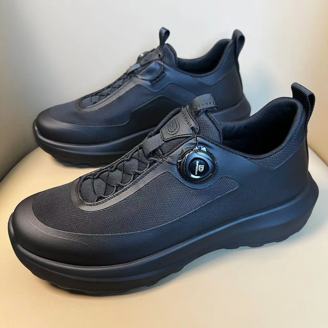 广州手工男鞋秋冬加绒防滑耐磨男鞋高帮棉鞋保暖9018