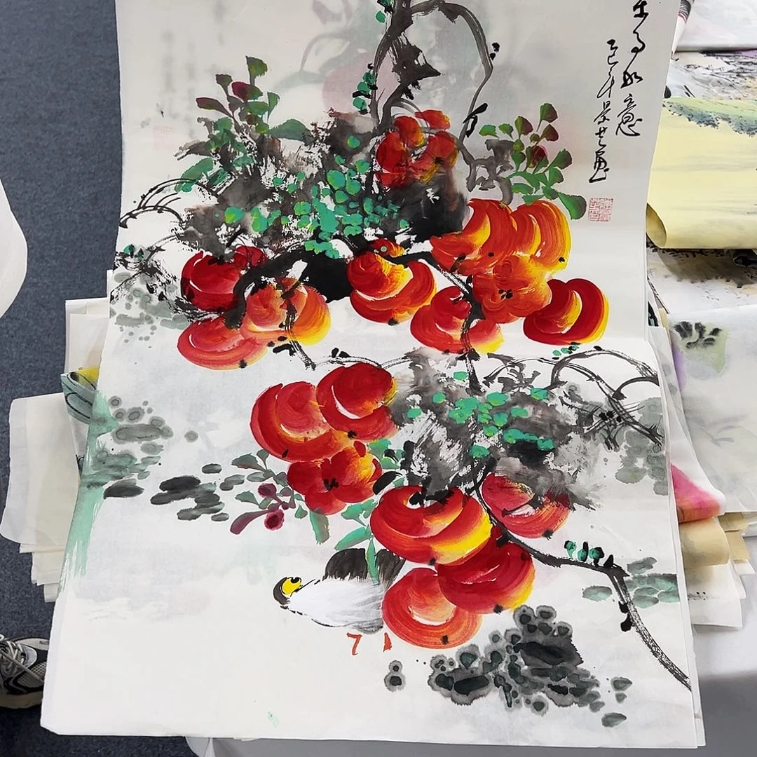 国画纯手绘作品欣赏
